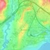 Mappa topografica Ecublens, altitudine, rilievo