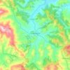 Mappa topografica Casalborgone, altitudine, rilievo