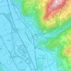 Mappa topografica Aigle, altitudine, rilievo