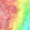 Mappa topografica Apples, altitudine, rilievo