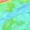 Mappa topografica Aarau, altitudine, rilievo