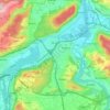 Mappa topografica Brugg, altitudine, rilievo