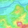Mappa topografica Laufenburg, altitudine, rilievo