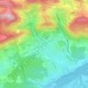 Mappa topografica Küttigen, altitudine, rilievo