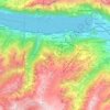 Mappa topografica Quarten, altitudine, rilievo
