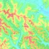 Mappa topografica Villa San Secondo, altitudine, rilievo