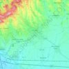 Mappa topografica Chieri, altitudine, rilievo