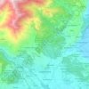 Mappa topografica Castellamonte, altitudine, rilievo