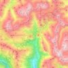 Mappa topografica Blenio, altitudine, rilievo