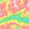 Mappa topografica Airolo, altitudine, rilievo