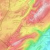 Mappa topografica Sainte-Croix, altitudine, rilievo