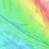 Mappa topografica Renens, altitudine, rilievo