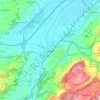 Mappa topografica Payerne, altitudine, rilievo