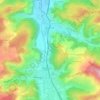 Mappa topografica Unterkulm, altitudine, rilievo