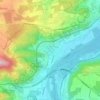 Mappa topografica Villnachern, altitudine, rilievo