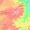 Mappa topografica Bitti, altitudine, rilievo