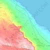 Mappa topografica Monopoli, altitudine, rilievo