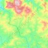 Mappa topografica Petralia Sottana, altitudine, rilievo