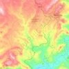 Mappa topografica Campobello di Licata, altitudine, rilievo