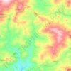 Mappa topografica Gangi, altitudine, rilievo