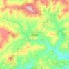 Mappa topografica Nicosia, altitudine, rilievo