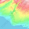 Mappa topografica Scicli, altitudine, rilievo