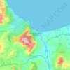 Mappa topografica Castellammare del Golfo, altitudine, rilievo