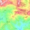 Mappa topografica Santo Stefano Quisquina, altitudine, rilievo