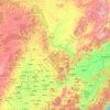 Mappa topografica 黑龙江省, altitudine, rilievo