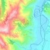 Mappa topografica Denice, altitudine, rilievo