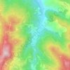Mappa topografica Lisio, altitudine, rilievo