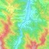 Mappa topografica Bagnasco, altitudine, rilievo