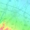 Mappa topografica Parma, altitudine, rilievo