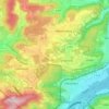 Mappa topografica Bözberg, altitudine, rilievo