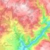 Mappa topografica A Peroxa, altitudine, rilievo