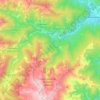 Mappa topografica Perrero, altitudine, rilievo