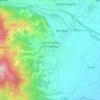 Mappa topografica San Secondo di Pinerolo, altitudine, rilievo
