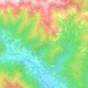 Mappa topografica Pinasca, altitudine, rilievo