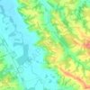 Mappa topografica Sion, altitudine, rilievo
