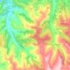 Mappa topografica Treiso, altitudine, rilievo