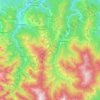Mappa topografica Roburent, altitudine, rilievo