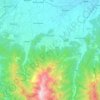 Mappa topografica Peveragno, altitudine, rilievo