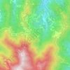 Mappa topografica Viola, altitudine, rilievo
