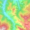 Mappa topografica Scagnello, altitudine, rilievo