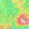 Mappa topografica Sassello, altitudine, rilievo