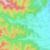 Mappa topografica Dronero, altitudine, rilievo