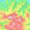 Mappa topografica Serramazzoni, altitudine, rilievo
