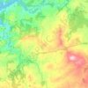 Mappa topografica Agolada, altitudine, rilievo