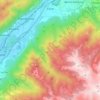 Mappa topografica Esine, altitudine, rilievo