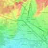 Mappa topografica Gallarate, altitudine, rilievo